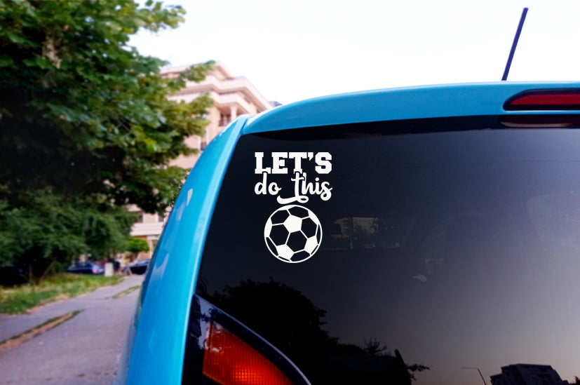 Lets Do This Girls Viny Sticker image 1