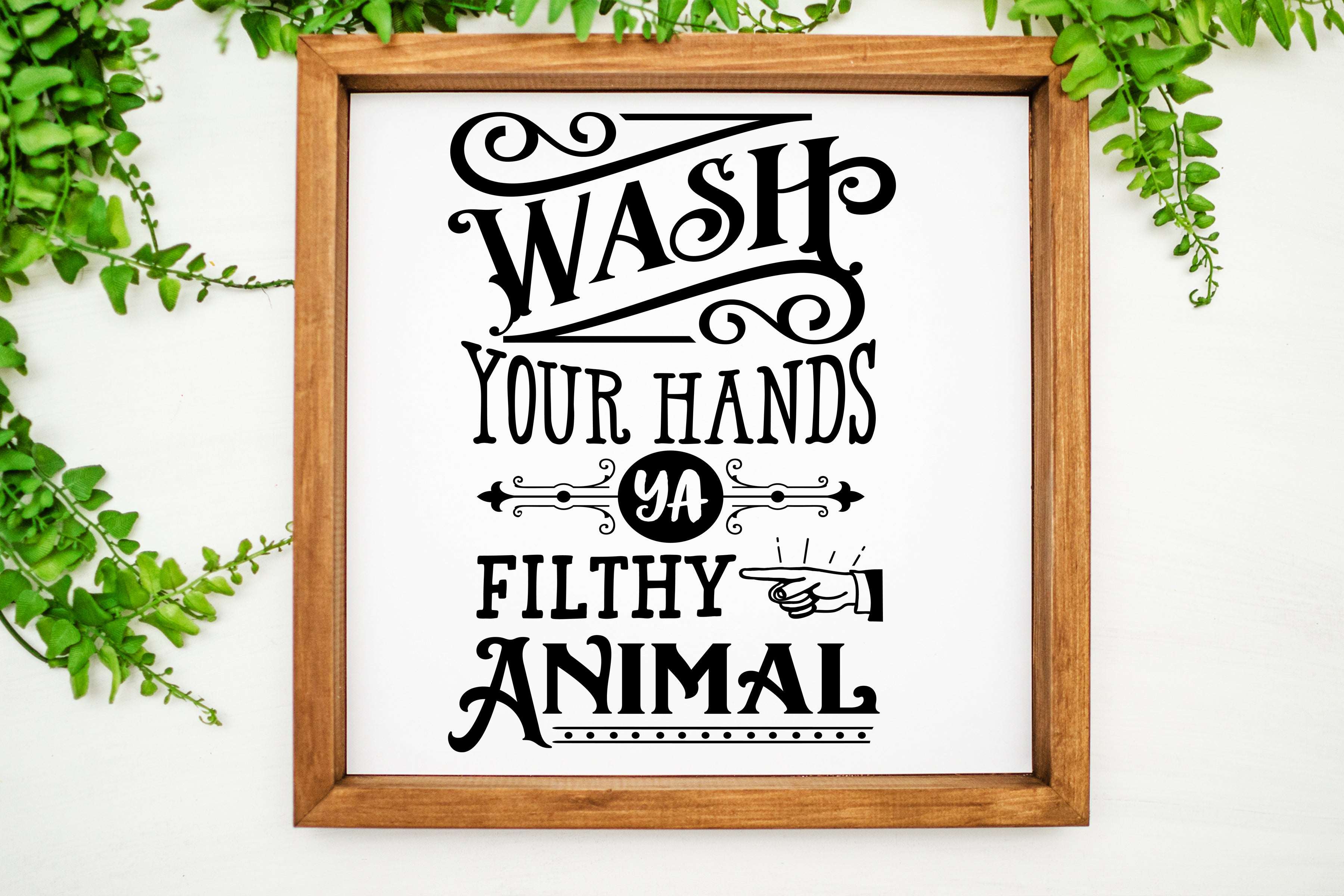 Wash Your Hands Vinyl Sticker image 1