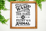 Wash Your Hands Vinyl Sticker image 1