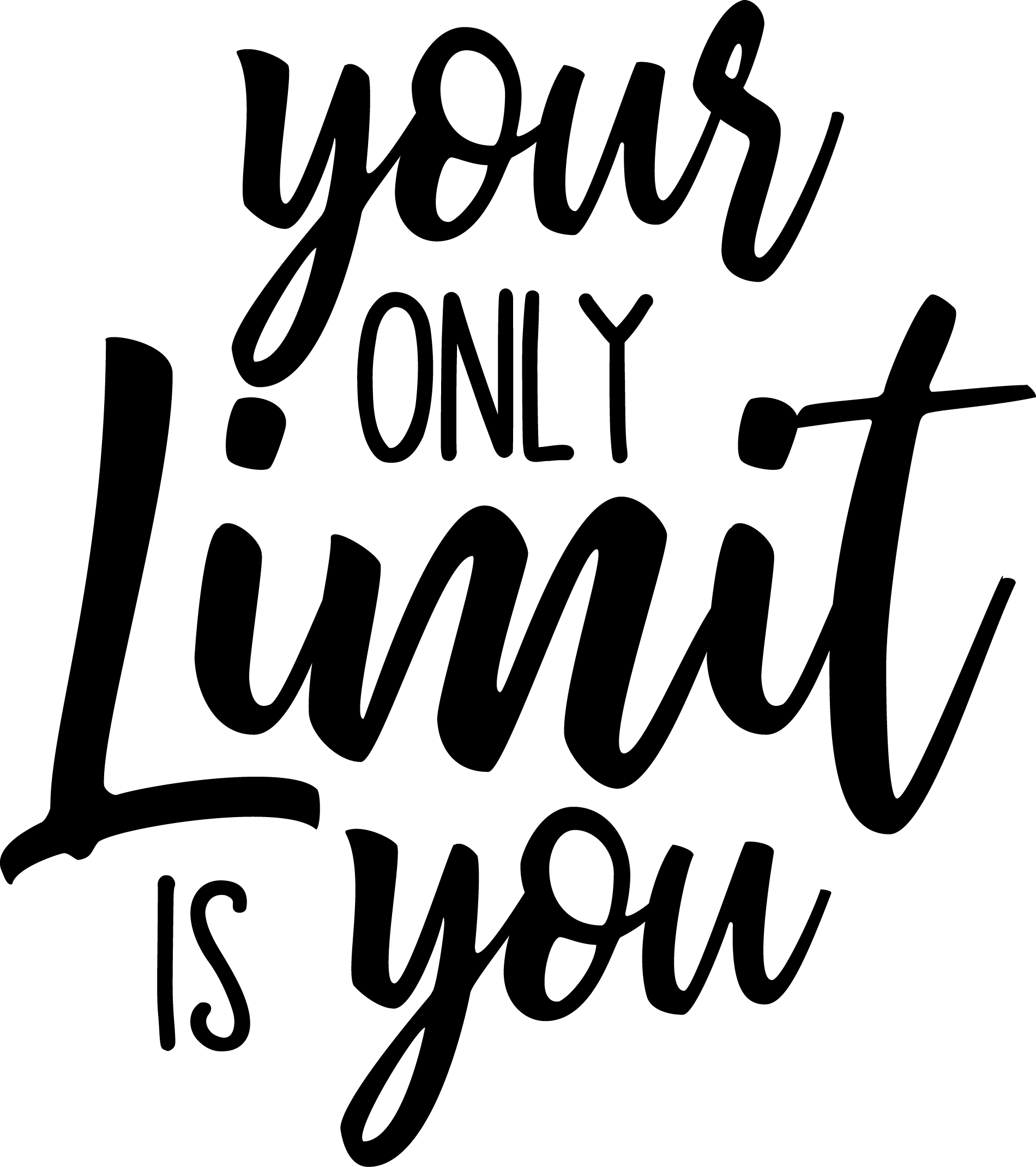 Your Only Limit Vinyl Sticker image 0