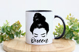 Queen Messy Bun Coffee Mug image 1