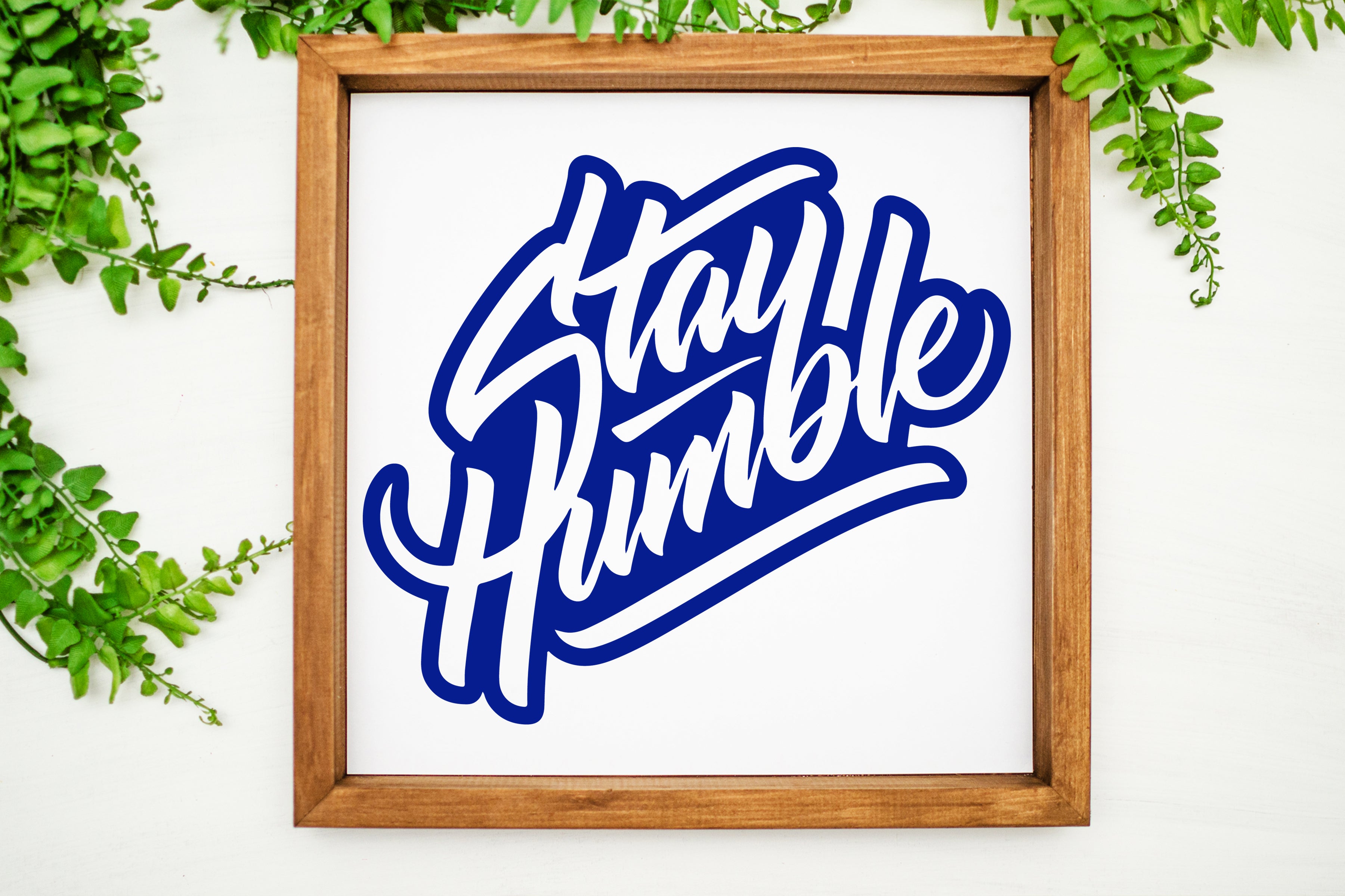 Stay Humble Vinyl Sticker image 1