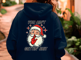Ain't Gettin Christmas HTV Graphic Unisex Full Zip Hoodies