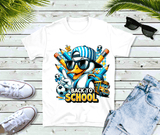 Back To School Duck Toddler Sublimated Graphic T-shirt