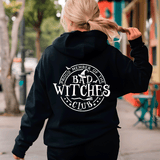 Bad Witches Club Halloween HTV Graphic Ladies Full Zip Hoodies