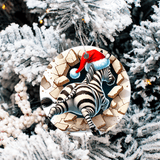 Bustin Loose Characters Christmas Set 2  Sublimated Ceramic Ornament 3" Set Of 5