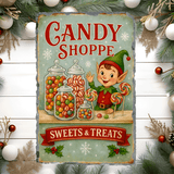Candy Shoppe Sweets & Treats Christmas Sublimated Rectangle Slates