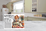 Christmas Kitchen Conversions Sublimated Tempered Glass Cutting Boards