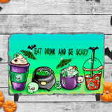 Eat Drink Be Scary Sublimated Rectangle Slates