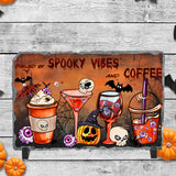 Fueled By Spooky Vibes Halloween Sublimated Rectangle Slates