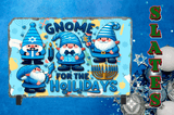 Gnome For Holidays Christmas Sublimated Rectangle Slates