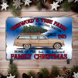 Griswold  Tree Farm Christmas Sublimated Rectangle Slates