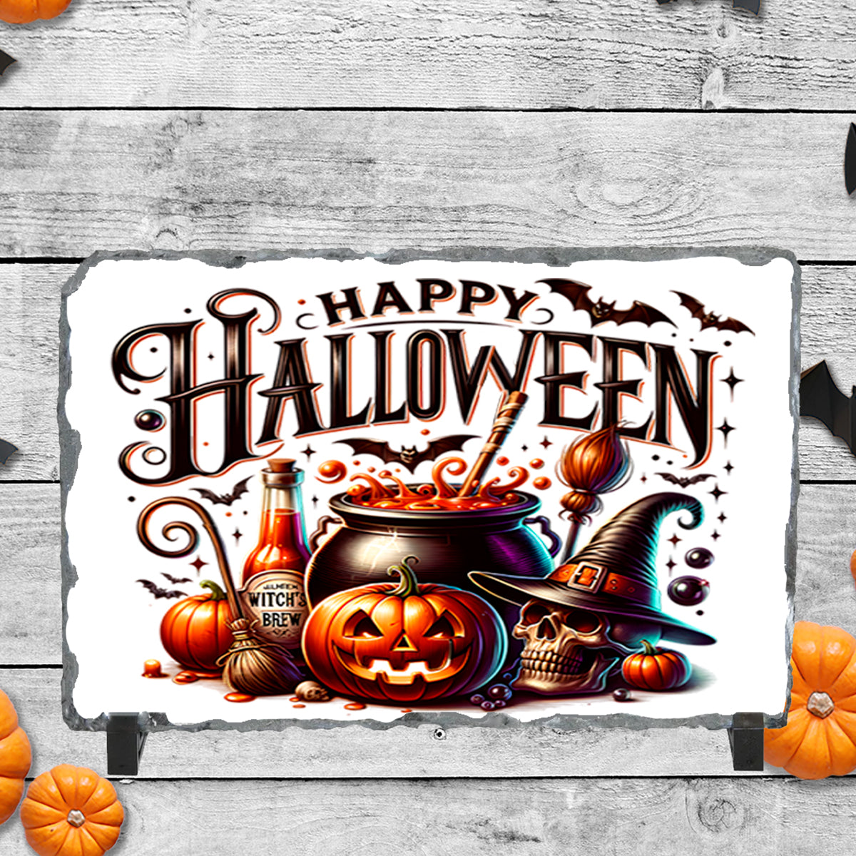 Happy Halloween Sublimated Rectangle Slates