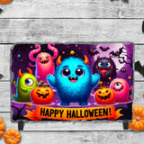 Happy Halloween Monster Mash Sublimated Rectangle Slates