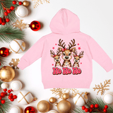 Ho Ho Ho Reindeer Christmas HTV Infant Full Zip Hoodies