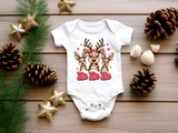 Ho Ho Ho Reindeer Christmas Sublimated Infant Bodysuits