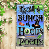 It's All Bunch Hocus Pocus Halloween Sublimated Rectangle Slates