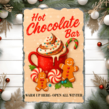 Hot Chocolate Bar Christmas Sublimated Rectangle Slates