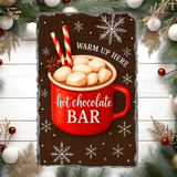Hot Chocolate Bar Christmas Sublimated Rectangle Slates