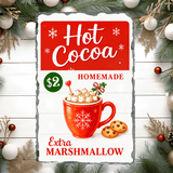 Hot Cocoa Homemade Christmas Sublimated Rectangle Slates