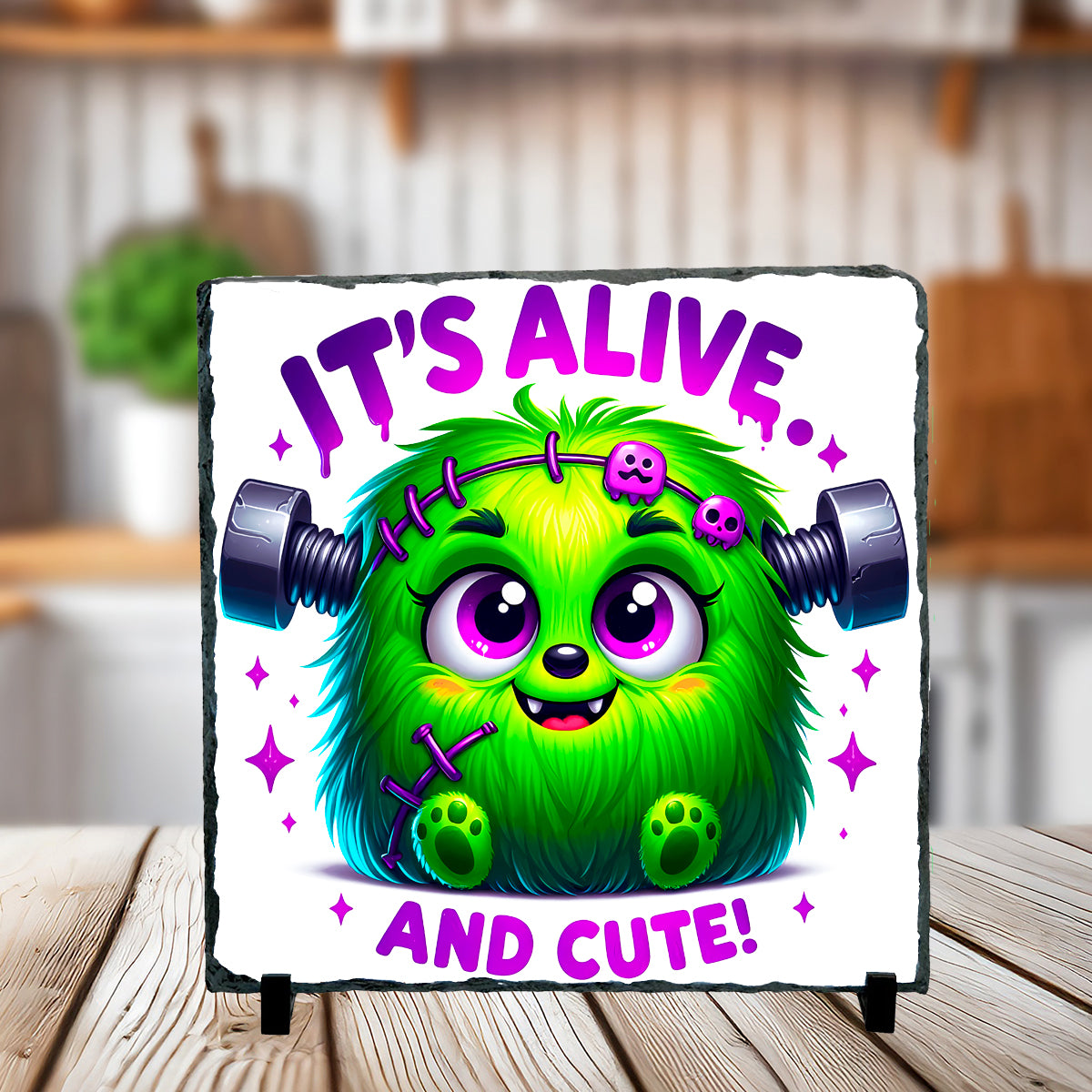 It's Alive And Cute Sublimated Photo Slates