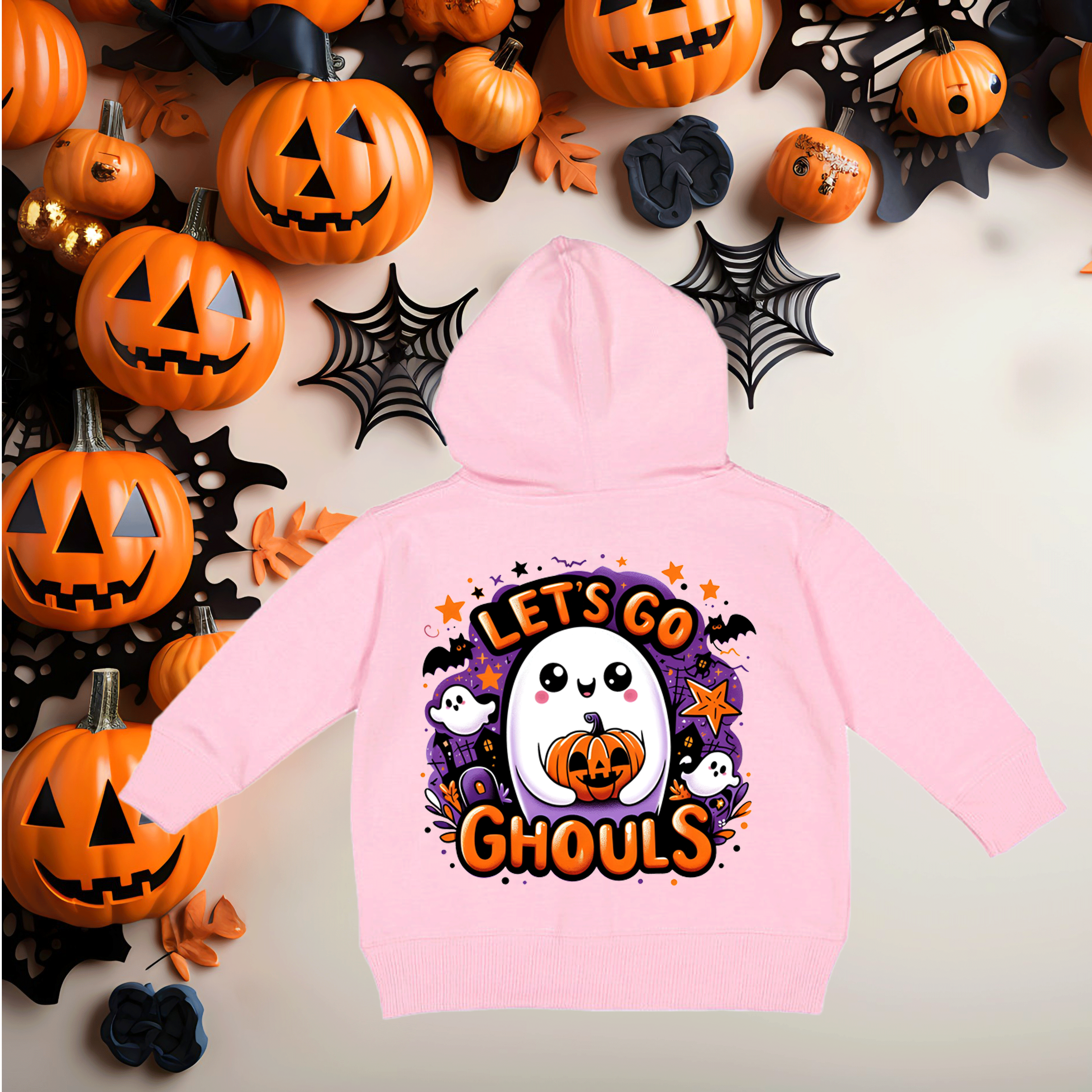 Let's Go Ghouls Halloween HTV Infant Full Zip Hoodies