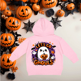 Let's Go Ghouls Halloween HTV Infant Full Zip Hoodies