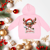 Merry Christmas Rudolph HTV Infant Full Zip Hoodies