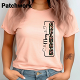 Merry Christmas Vertical HTV Graphic Ladies T-shirts