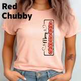 Merry Christmas Vertical HTV Graphic Ladies T-shirts