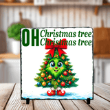 Oh Christmas Tree Sublimated Square Photo Slates