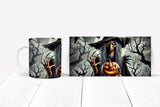 Reaper Halloween Sublimated Coffee Mugs
