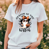 Season Of The Witch Halloween Sublimated Graphic Unisex T-shirts