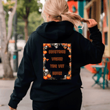 Something Wicked Halloween HTV Graphic Ladies Full Zip Hoodies
