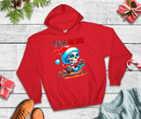 Sleigh All Day Christmas HTV Graphic Youth Pullover Hoodies
