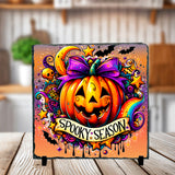 Spooky Season Sublimated Square Photo Slates