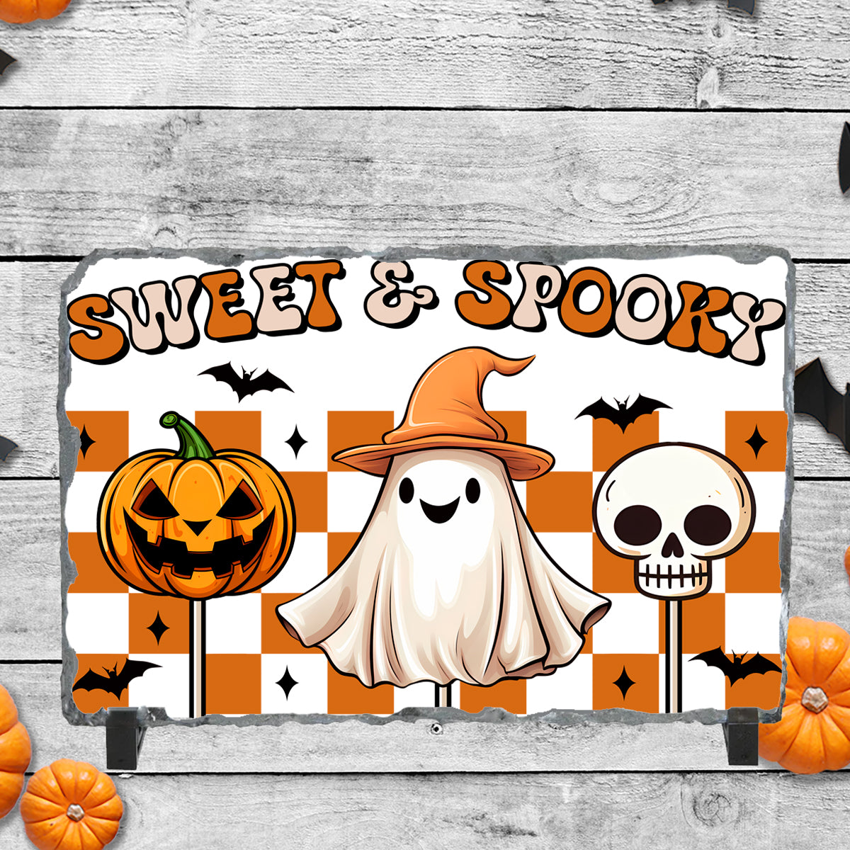 Sweet & Spooky Halloween Sublimated Rectangle Slates