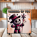 Thinking Of You Voodoo Doll Sublimated Square Photo Slates