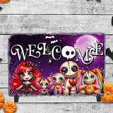 Welcome Voodoo Fam Halloween Sublimated Rectangle Slates