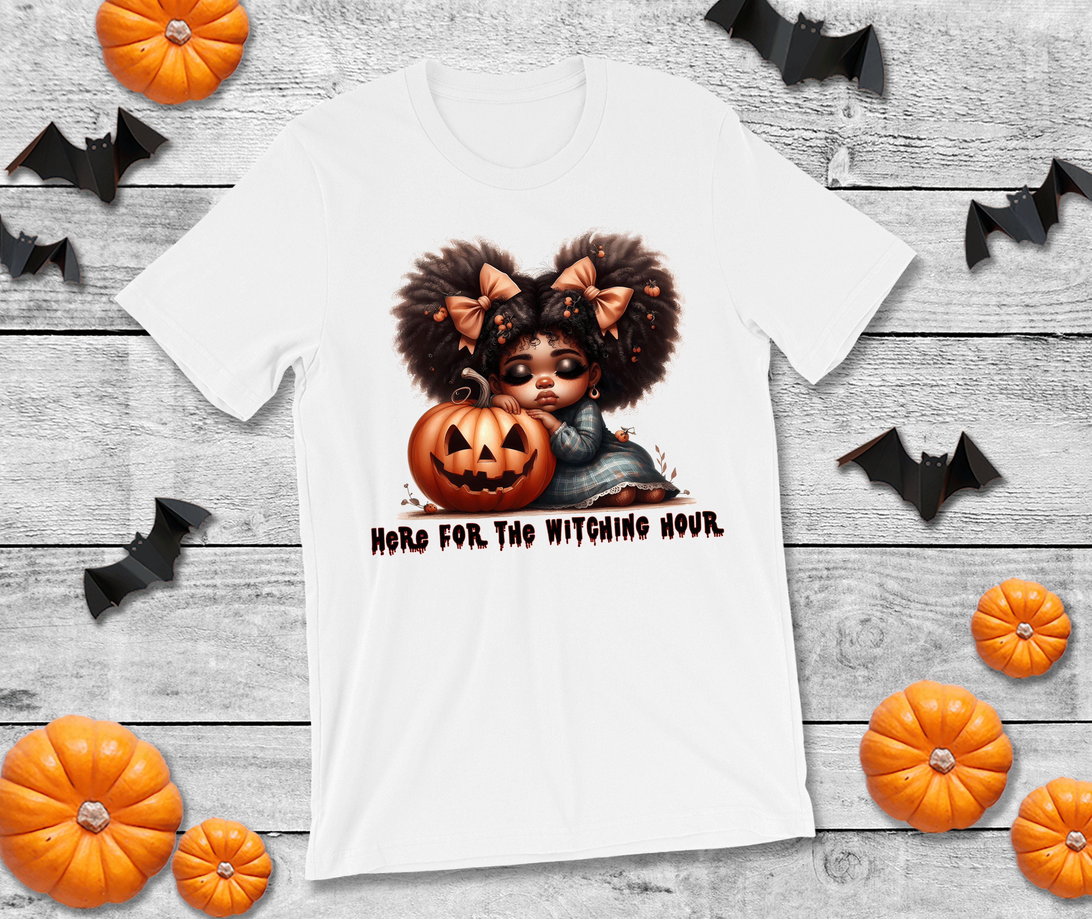 Witching Hour Halloween Sublimated Graphic Unisex T-shirts