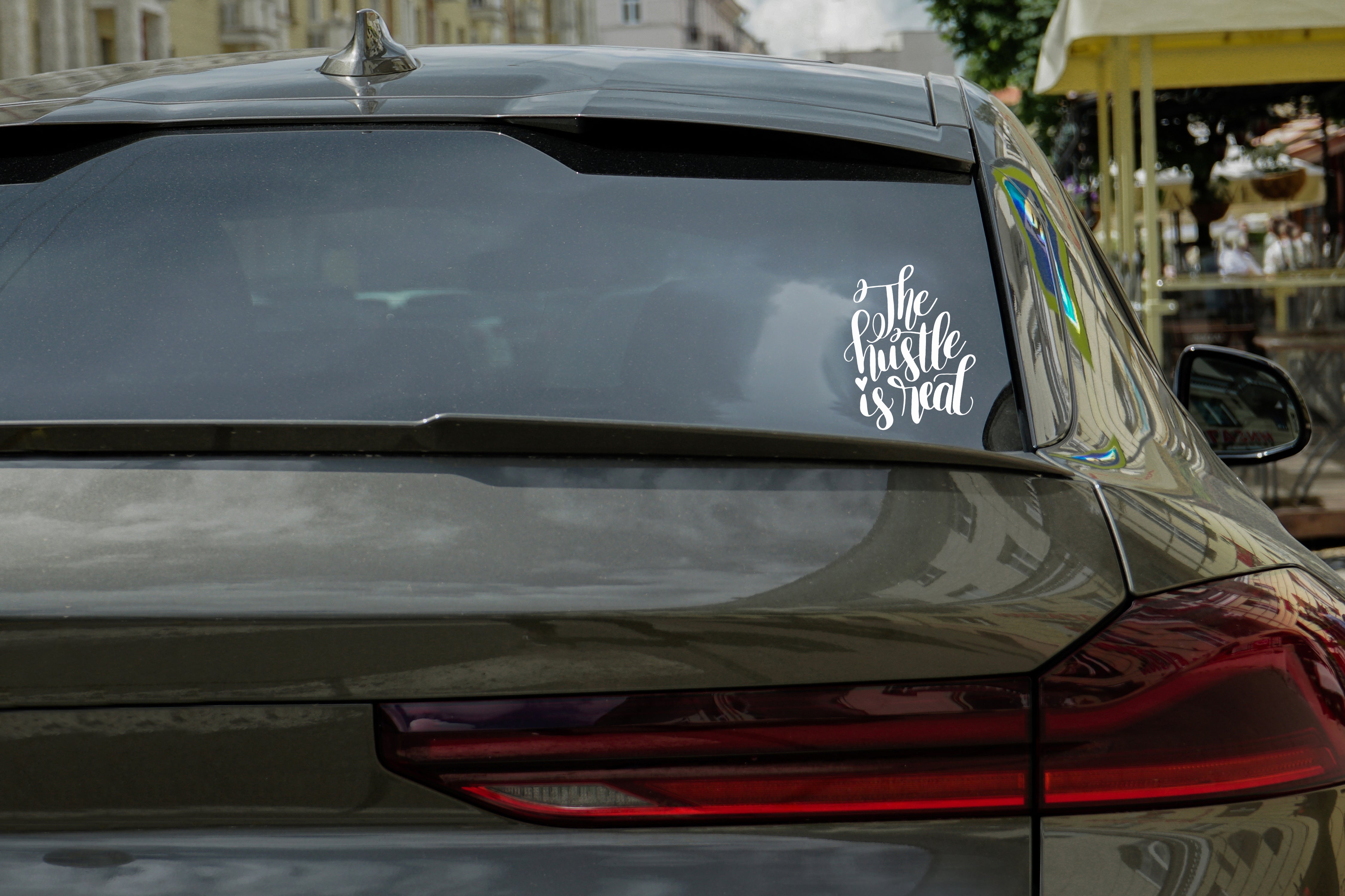 The Hustle Is Real Vinyl Sticker image 1