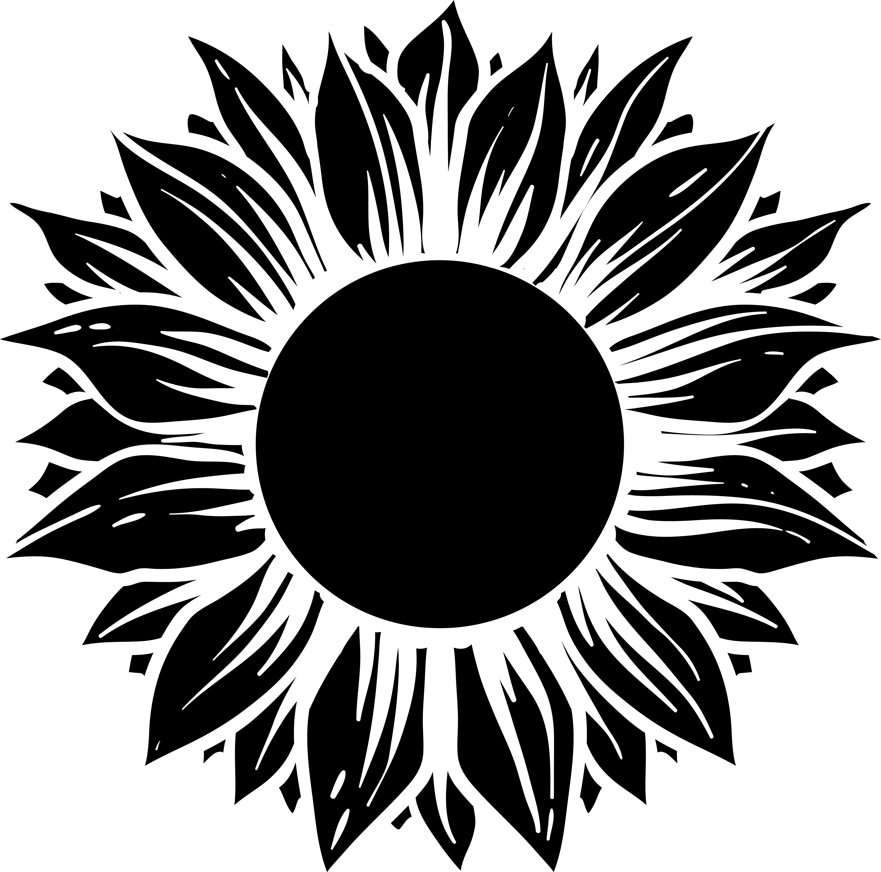 Sunflower Vinyl Sticker image 0